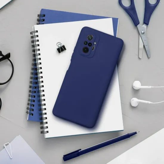 Obal / kryt na Xiaomi Redmi Note 14 Pro 4G modrý - SOFT Case