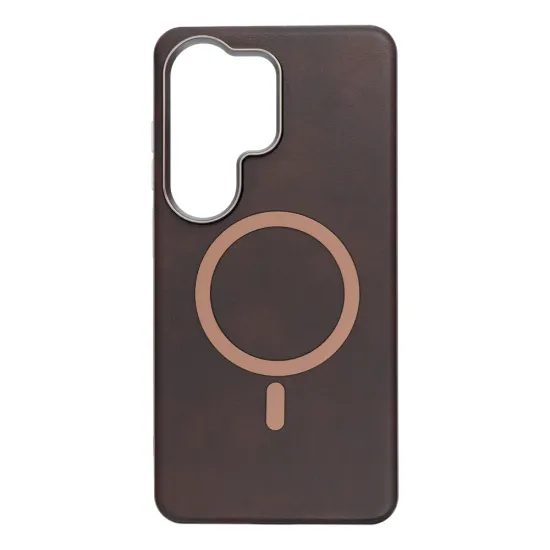 Obal / kryt na Samsung Galaxy S26 ULTRA hnědý - Gentleman MagCover