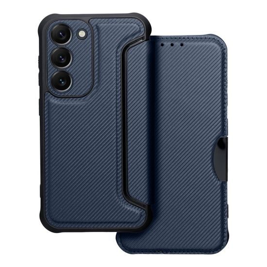 Puzdro / obal na Samsung Galaxy S23 modré - kniha RAZOR