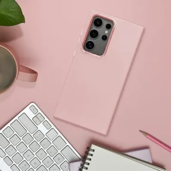 Obal / kryt na Samsung Galaxy A17 růžový - FRAME