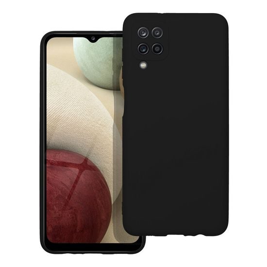 Obal / kryt na Samsung Galaxy A12 černý - Forcell SILICONE LITE