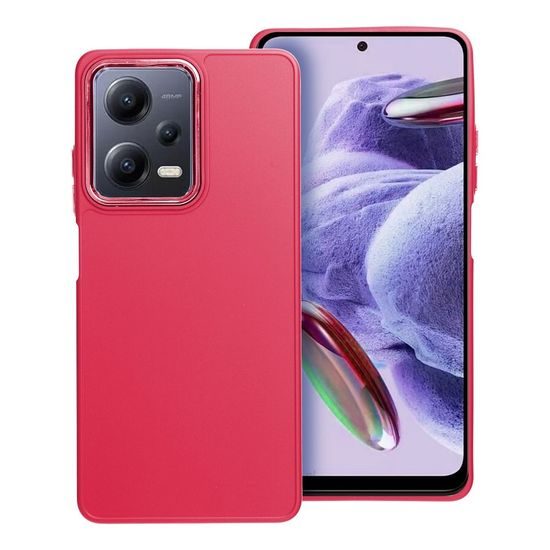 Obal / kryt na Xiaomi Redmi NOTE 12 PRO Plus 5G červený - FRAME