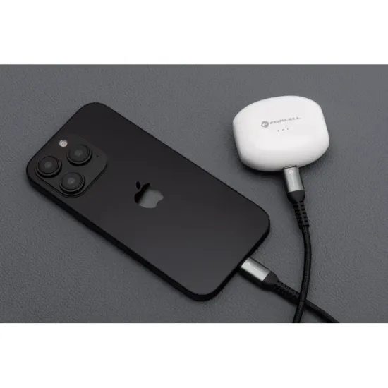 Kabel USB C / USB C QC4.0 PD 5A 240W 2 m černý -Forcell F-Energy