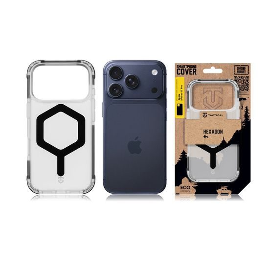Obal / kryt na Apple iPhone 17 Pro černý - Tactical MagForce Hexagon