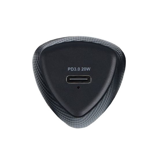 Nabíječka do auta Typ C 3.0 PD 3A 20W + kabel USB-C/Lightning černá - FORCELL