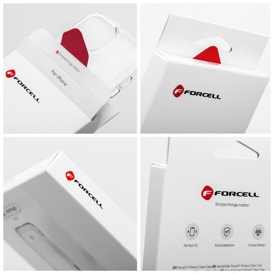 Obal / kryt na Samsung Galaxy S24 Plus průhledný - FORCELL F-PROTECT