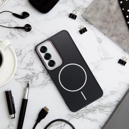 Obal / kryt na Samsung Galaxy A37 černý - Frame MagCover