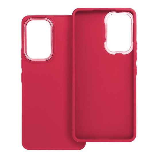 Obal / kryt na Samsung Galaxy A53 5G červený - Frame Case