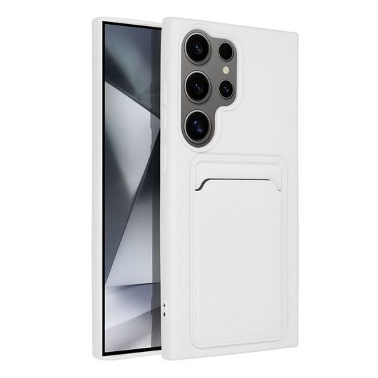 Obal / kryt na Samsung Galaxy S24 Ultra bílý - CARD Case