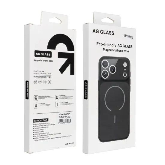 Obal / kryt na Apple iPhone 17 černý - MAKE