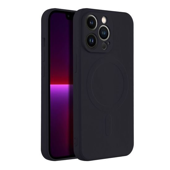 Obal / kryt na Apple iPhone 13 PRO černý Sillicon Mag Cover