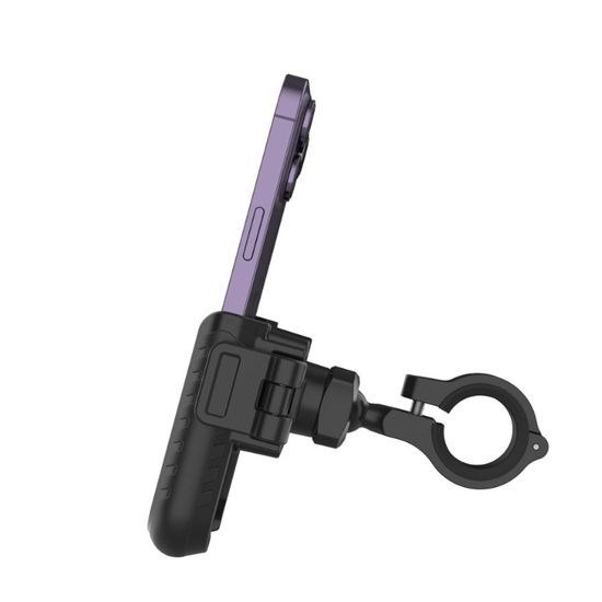 Univerzální držák mobilního telefonu na kolo - černý - FIXED