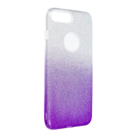 Obal / kryt pre Apple iPhone 7 Plus / 8 Plus transparentné / fialové - Forcell SHINING