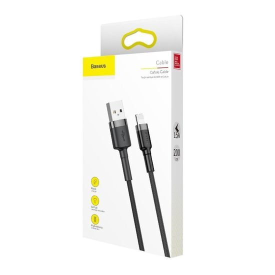 Nabíjecí a datový kabel USB / Lightning 3 m zlato-černý - BASEUS