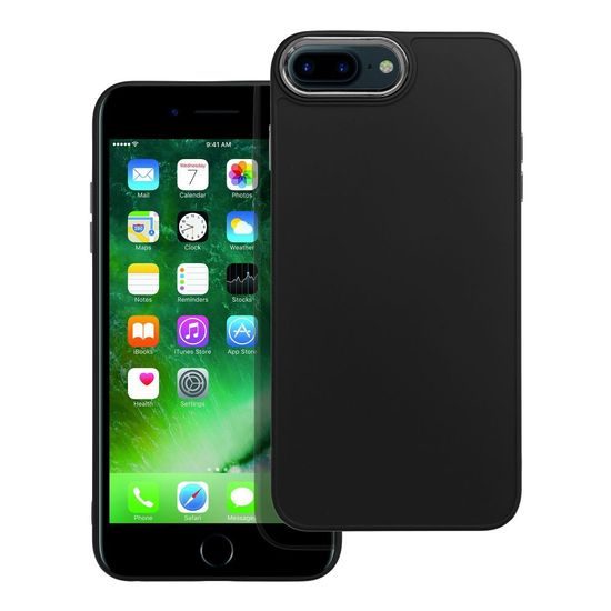 Obal / kryt na Apple iPhone 7 PLUS / 8 PLUS černý - FRAME