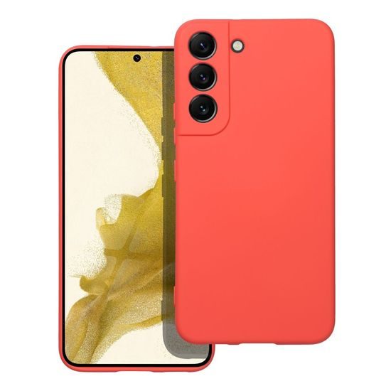 Obal / kryt na Samsung Galaxy S22 červený - Forcell SILICONE LITE