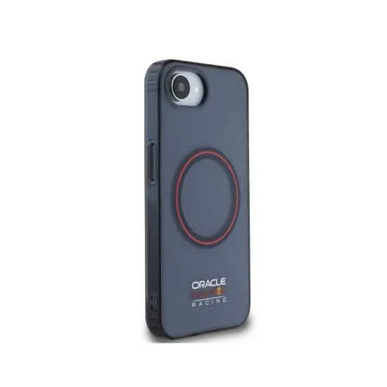 Obal / kryt na Apple iPhone 16e šedý - Red Bull PC/TPU Red Ring MagSafe