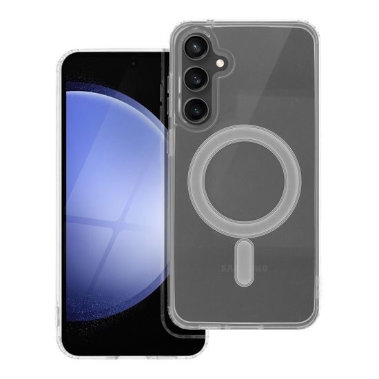 Obal / kryt na Samsung Galaxy S23 FE průhledný - MagCover