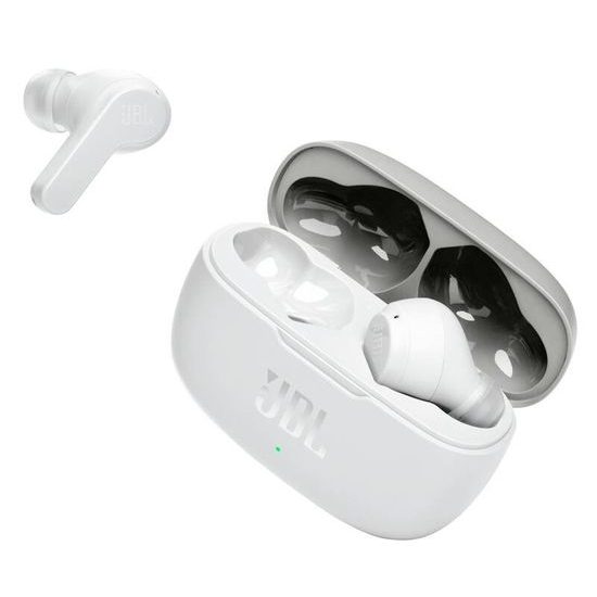 Bezdrátová sluchátka JBL Wave 200TWS bílé