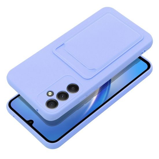 Obal / kryt na Samsung Galaxy A34 5G fialový - CARD Case