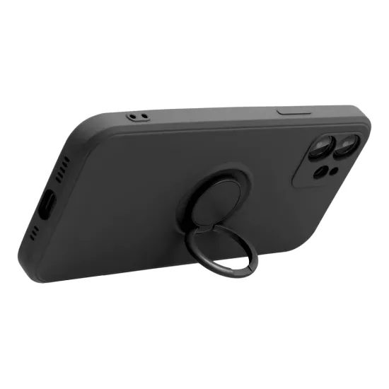 Obal / kryt na Apple iPhone 16e (SE 4 2025) / 17e černý - Silicone Ring