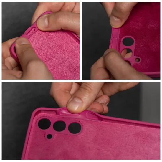 Obal / kryt na Honor 400 Lite růžový - SILICONE