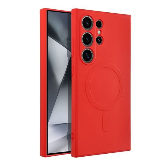 Obal / kryt na Samsung Galaxy S24 ULTRA červený - MagCover