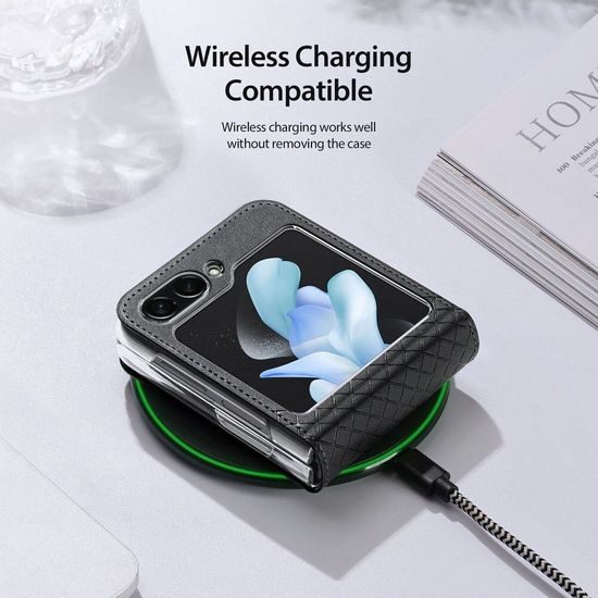 Obal / kryt na Samsung Galaxy Z Flip5 5G čierny - DUX DUCIS