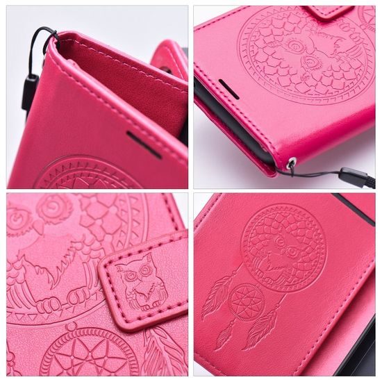 Puzdro / obal na Xiaomi Redmi Note 13 4G ružový - kniha MEZZO case