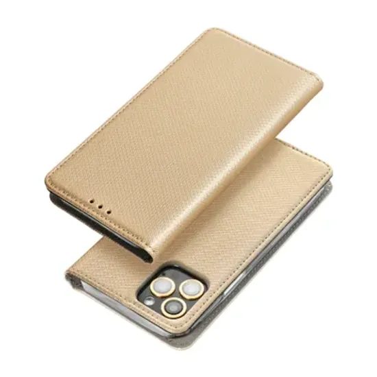 Pouzdro / obal na Samsung Galaxy A17 zlaté - knížkové SMART CASE