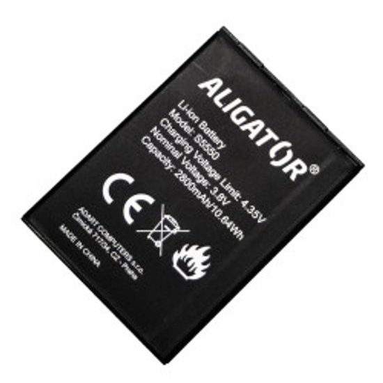 Aligator baterie S5550, Li-Ion