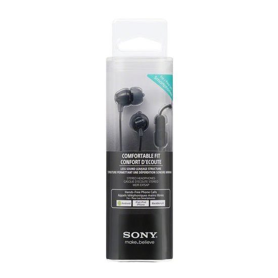 Slúchadlá MDR-EX15AP čierne - Sony