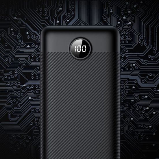 Powerbanka 30000mAh PD QC3.0 20W černá - VEGER L30