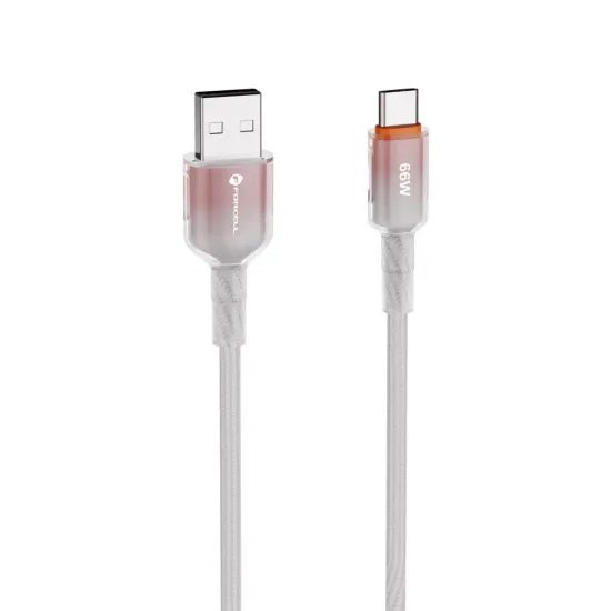 Datový / nabíjecí kabel USB-A/USB-C QC4.0 3A 66W C352 1 m bílý - Forcell F-Energy