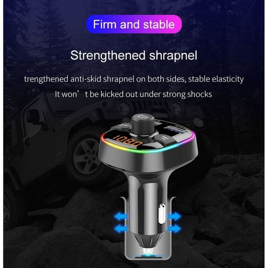 Transmiter FM MP3 bluetooth 5.0 + čtečka karet TF + 2xUSB QC3.0 BC52L