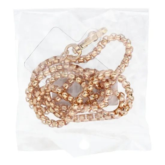 Přívěsek na telefon řetízkový zlatý - 80 cm