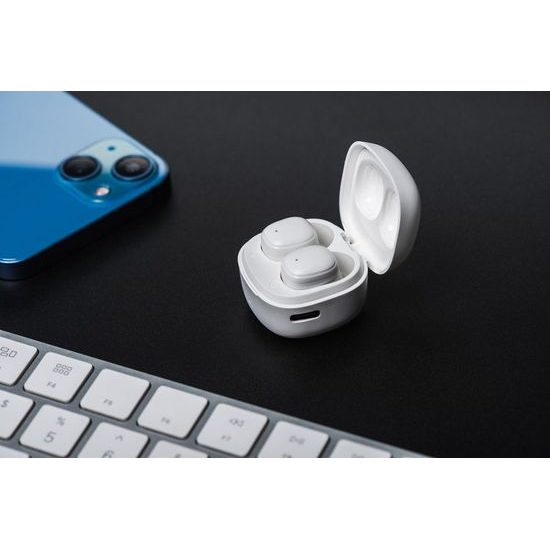Bezdrátová sluchátka TWS Mini A19 bílá - BLUE STAR