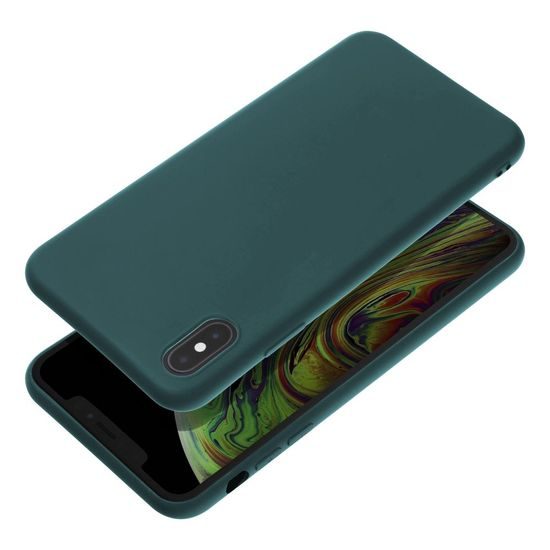 Obal / Kryt na Apple iPhone X / XS tmavě zelený - MATT Case