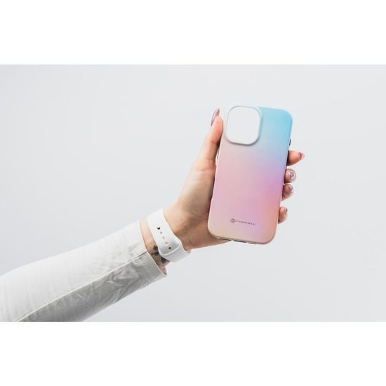 Obal / kryt na Apple iPhone 16 Pro Max modro-růžový - FORCELL F-PROTECT Mirage MagSafe