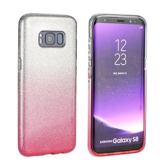 Obal / kryt na Samsung Galaxy M20 ružový - Forcell SHINING