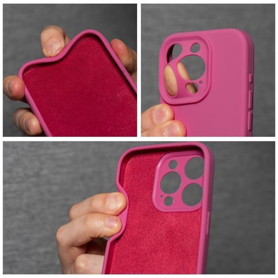 Obal / kryt na Apple iPhone 13 růžový - SILICONE Case