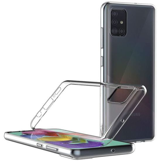 Obal / kryt pre Samsung Galaxy A51 transparentný - CLEAR Case 2mm BOX