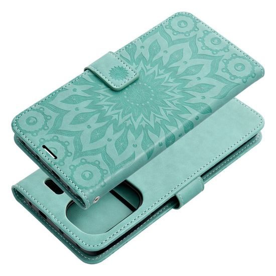 Pouzdro / obal na Xiaomi Redmi Note 13 Pro Plus 5G zelené knížkové - MEZZO Book