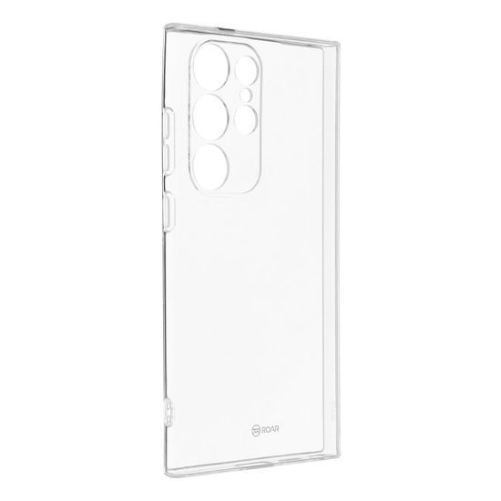 Obal / kryt na Samsung Galaxy S24 Ultra transparentný - Jelly Case Roar
