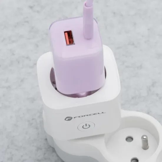 Chytrá Wifi zásuvka 230V bílá - Forcell