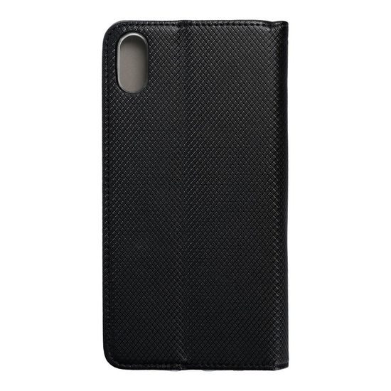 Pouzdro / obal na Apple iPhone XS Max černé - knížkové SMART