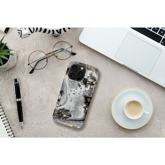 Obal / kryt na Apple iPhone 16 FORCELL F-PROTECT stříbrný - MagSafe