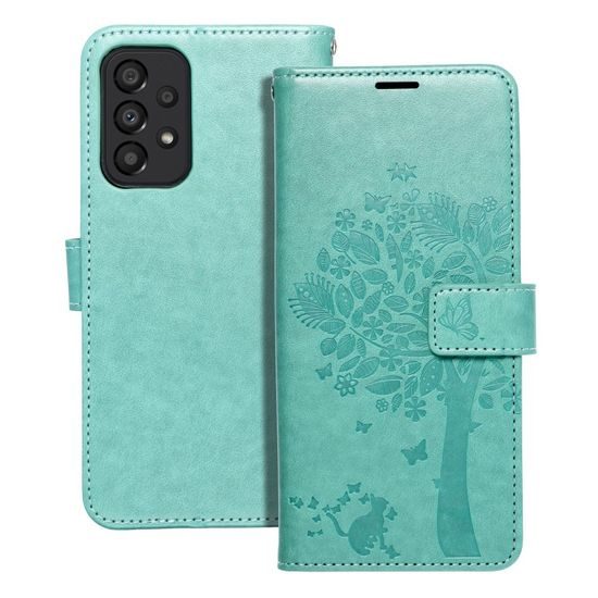 Puzdro / obal pre Samsung Galaxy A33 5G zelený - kniha Forcell MEZZO Book