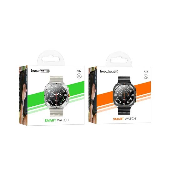 Chytré hodinky Hoco 1,5" TFT GPS s funkcí hovoru Y29 stříbrné