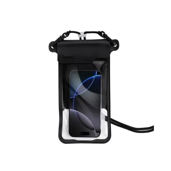 Vodotěsné pouzdro na mobilní telefon černé - HOCO